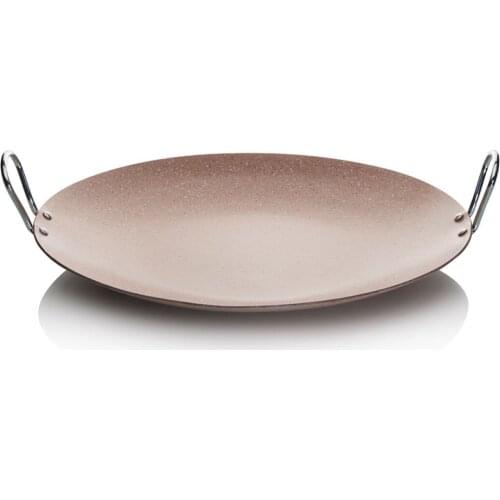 34 CM Cream Granite Roasting Plate