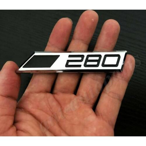 3D Metal Chrome 280 Car Trunk Rear Fender Emblem Badge Decal Sticker Sport