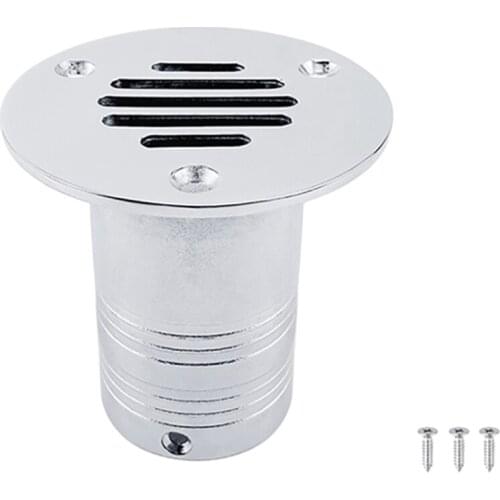 52mm Marine Grade Stainless Steel 316 Boat Floor Deck Drain for Boat Yacht Deck Drainage Hardware Rowing Accessories