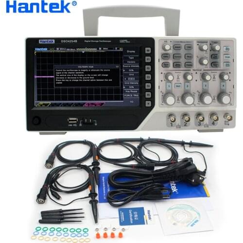 Hantek Official DSO4254B Digital Oscilloscopes USB 250MHz 4 Channels PC Handheld Portable Osciloscopio Portatil Diagnostic-tool