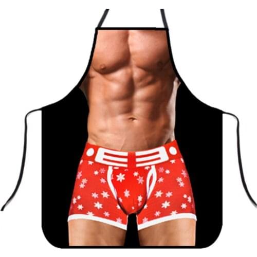 1Pcs Hot Sale Aprons Novelty Sexy Funny Kitchen Naked Women and Men Cooking Apron Night Party Fancy Dress design lovers gift
