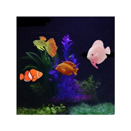 SUNSUN 1 piece fake fish floating artificial fish small tropical fish simulation vivid landscape aquarium ornament decoration