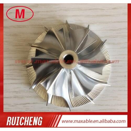 K24 5324-123-2019 43.70/60.50mm 6+6 blades Turbo Billet/milling/aluminum 2618 compressor wheel