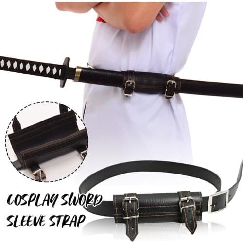 Medieval Sword Frog Holster With Belt Sword Cover Back Bag Viking Pirate Knight Weapon Cosplay Show Anime Sword Waist Belt