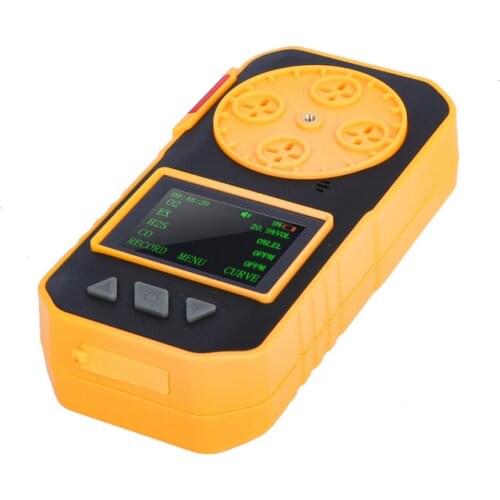 Air Quality Monitor Gas Analyzer 4 In 1Co2 Meter Detector LCD Display Gas Detection Equipment Rechargeable and Portable