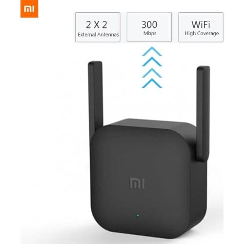 Original Xiaomi Wifi Amplifier Pro Router 300M 2.4G Repeater Network Expander Range Extender Roteader Mi Wireless Router Wi-fi