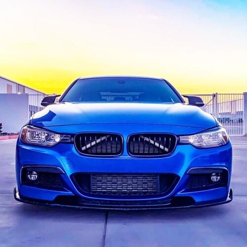 Front Grille Trim Strips For BMW F30 F10 F11 F01 F07 F20 F22 F23 F32 F34 G20 M Sport Style Cover Frame Car Decorations Stickers