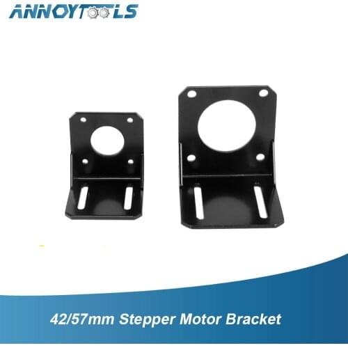 Nema 17 23 42mm 57mm Stepper Motor Steel Mounting Bracket Motor Bracket Mount Fixed Support Shelf 3D Printer CNC Wooding Cutting