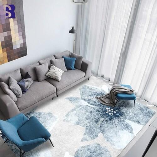 SunnyRain 1-piece Retro Printed Rugs and Carpets for Home Living Room Large Size Area Rugs for Bedroom Customizable