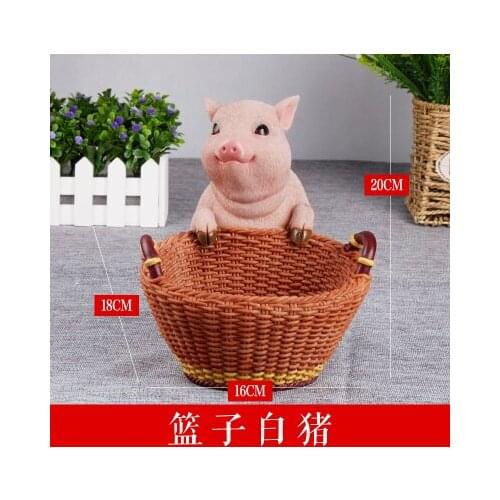 Creative household puts key to receive shoe ark of the doorway door desk receives box to install adorn article lovely piggy home