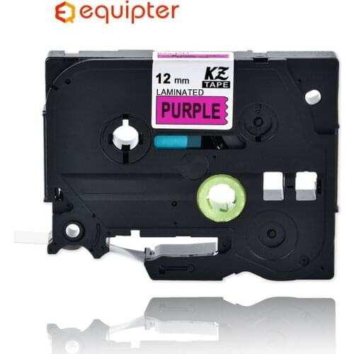 TZE P31 label tape black on purple Compatible for Brother P touch printer 12mm TZeP31 Tze-P31 Tze P31 TzeP31 for P-Touch