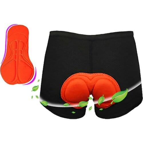 Bike Short Cycling Shorts Unisex Black Bicycle Cycling Comfortable Underwear Sponge Padded Bike Short Pants
