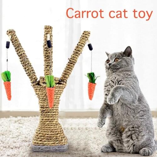 Climbing Play Cat Wall Furniture Scratchers Board Toys Pet Chew Radish Kitten Care Teeth Chew Toy Interactive Tower