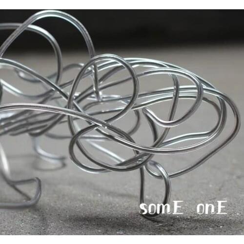 Rigid TPU Aluminium wire Silver Metal Material DIY hand knit Flower support Modeling design Decor Crafts Designer Accessories