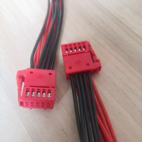 10 Pin/Way Female Lift Switch Seat Adjustment Plug Seat Heating Connector Wire Harness Cable Pigtail For VW Audi 6R0 972 930 A