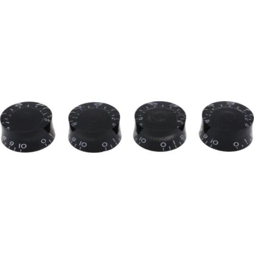 4pcs Acrylic Electric Guitar Volume Rotary Knob Potentiometer Caps Electrical Equipment Supplies Guitar Part Accessories