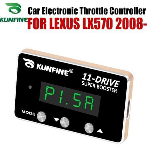 KUNFINE Car Electronic Throttle Controller Racing Accelerator Potent Booster For LEXUS LX570 2008-After Tuning Parts