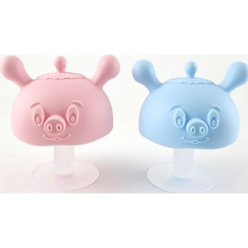 Baby Bite Teethers Toddler Mushroom style Pacifier Teether Anti-Eating Hand Artifact Bracelet Silicone Chews Toy Baby Accesses