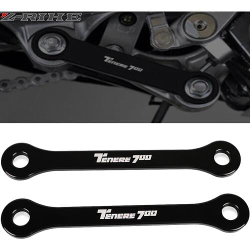 For Yamaha Tenere 700 2019-2020 XTZ690 XTZ700 T7 Linkage Lowering Link Extended Lower Kit 7075-T6 Billet Aluminum 2019-2020 2021