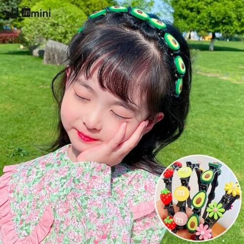 Cute Flower Hair Band For Girls Child Hair Clip Handmade Hairbands Headband Birthday Gifts Headwear Hair Accessories