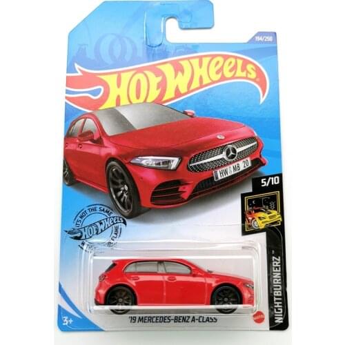 2020-194 Hot Wheels Cars 19 MERCEDES-BENZs A-CLASS Metal Die-cast Simulation Model 1/64 Cars Toys