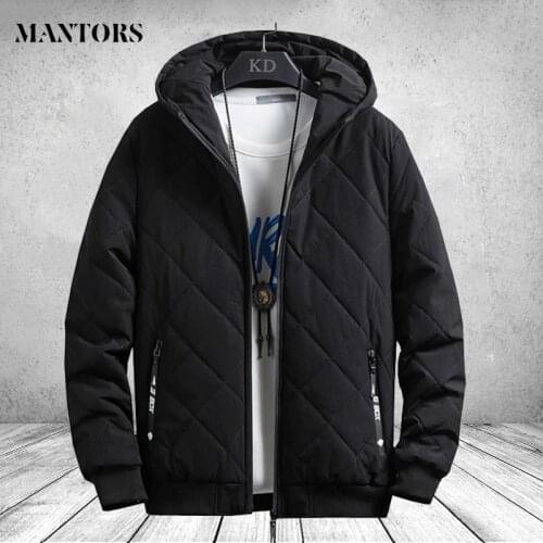 Men Cotton Jackets Autumn Winter Casual Thick Warm Coats Bomber Jacket Male Fashion Hooded Male Outwear Slim Hoody Windbreaker