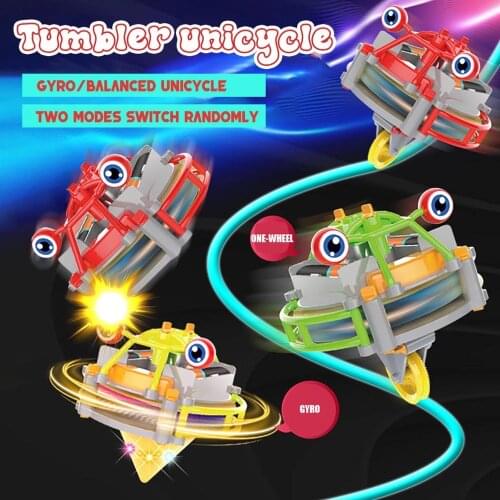 DIY Sticker Tumbler Wheelbarrow Toys Tightrope Walking Wheelbarrow Tightrope Walker Tumbler Balancing Game Kids Puzzle Gift