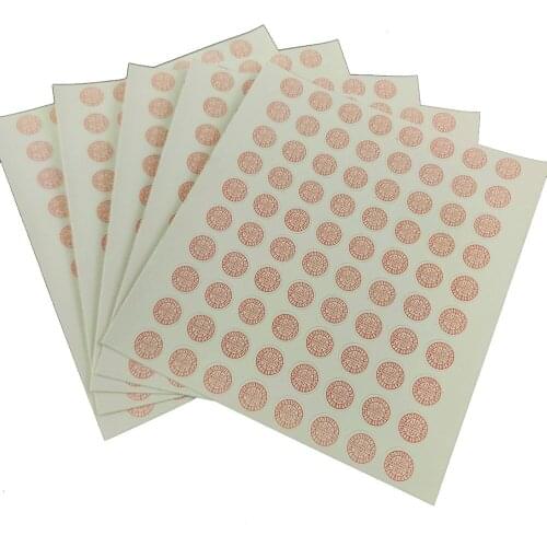 2000PCS Fragile Label Warranty Security Seal Sticker 2021 2022 2023 Year 10mm Red Colour