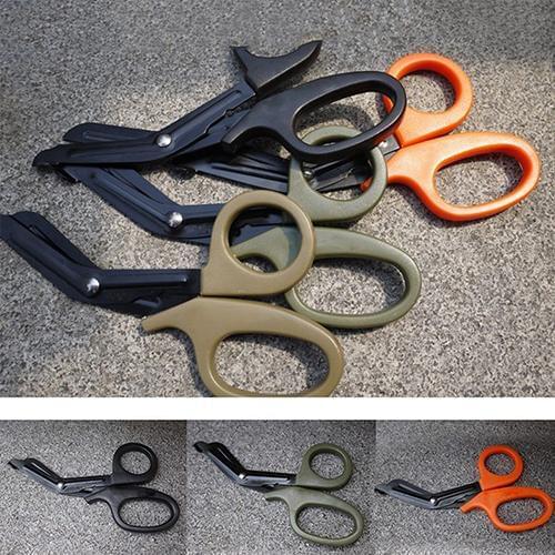 Stainless Steel EMT tape Bandage Scissors Nursing Paramedic Shears First Aid Kit fOR OUTDOOR HOME CAMPING HIKING FISHING HUNTING