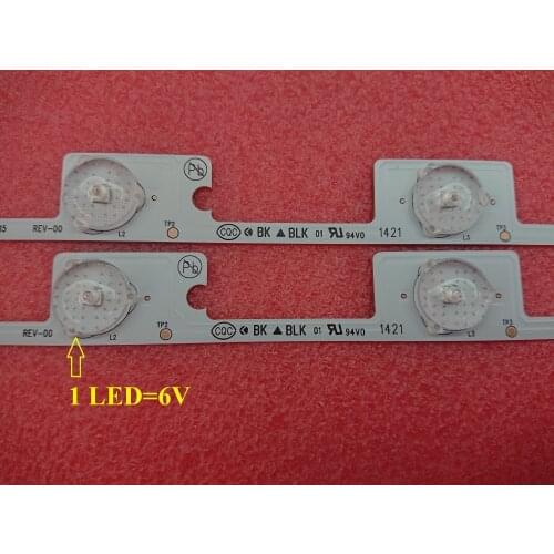 New 300 PCS/lort 6 LEDS*6V 442mm NewTV backlight LED strip bar for KDL48JT618U KDL48JT618A 35018539 35018540