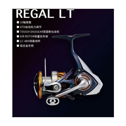 New nova daiwa regal lt carretel raso 1000s 2000s 2500s 3000s 1000d 2000d 2500d 2500d-xh 3000d-c 3000d-cxh molinete de pesca