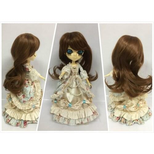 Tang kou doll Wig brown hair suitable for 1/4 doll,BB girl,58cm BJD doll 5649