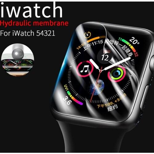 Clear Hydrogel Film for Apple Watch Series 5 44mm 40mm Screen Protector Transparent Protective Film for iWatch 4 3 2 1 38mm 42mm