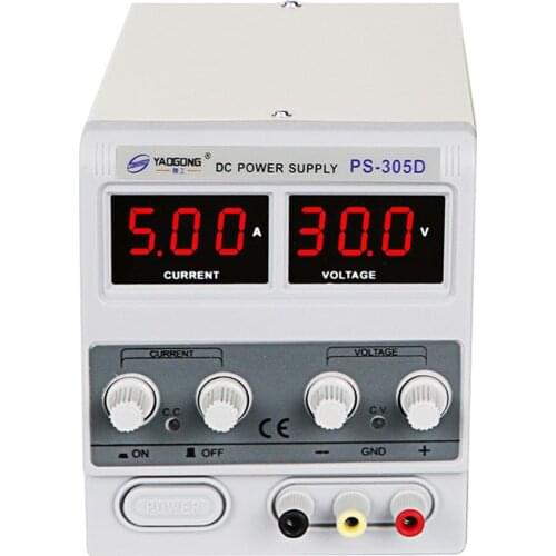 PS-305D Linear digital display adjustable DC voltage regulator repair power three-digit display 30V 5A 2A adjustable