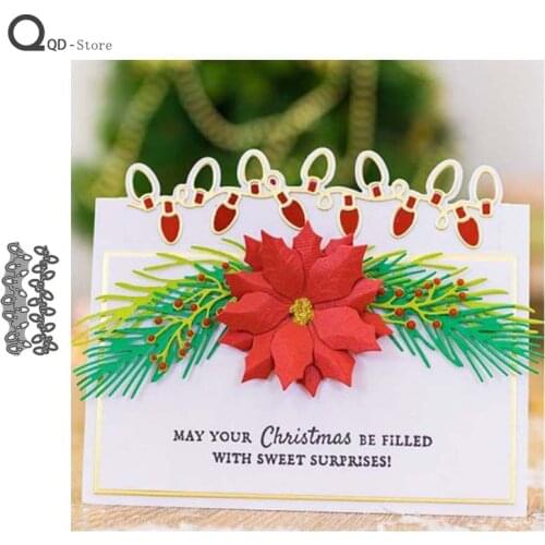 Christmas Neon Metal Cutting Dies Scrapbooking Handmade Tools DIY Card Make Mould Model Craft Decoration New Die Cut Stencil