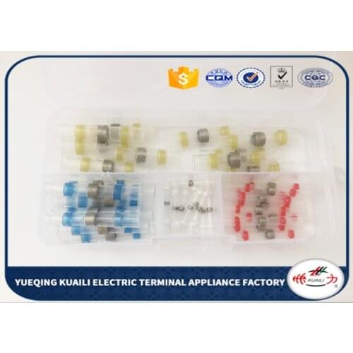 150pcs Heat Shrink Connector butt solder sleeve wire splices AWG 26-24 22-18 16-14 12-10 Heat Shrink Connector butt solder