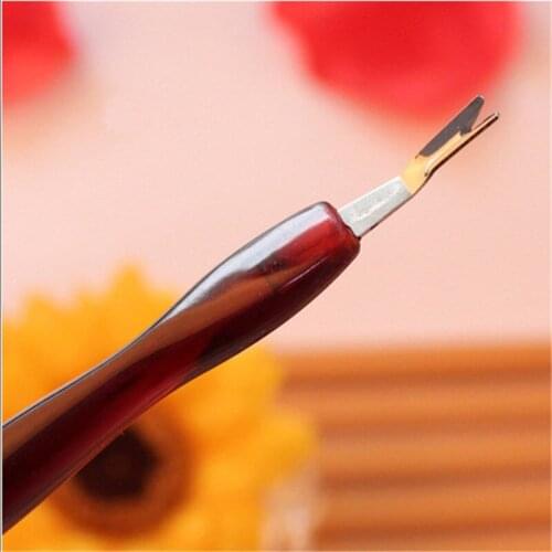 5Pcs Stainless Steel Cuticle Pusher Remover Manicure Pedicure Care Nail Art Fork Tool Beauty Nail Art Trimming Accessories