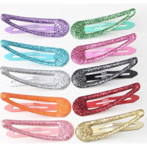 20PCS/Set Fashion Shining Solid Candy Color Powder Hairclip Dripping Hair Clip Barrettes Hair Clips For Girls Hair Accessories