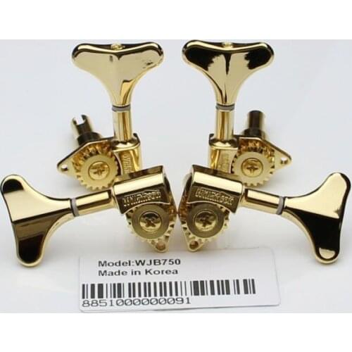 Gold WJB-750 Glod Bass Guitar Machine Heads Open Gear New