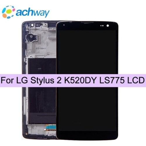 100% Tested Warranty 5.7" 1280x720 Display For LG Stylus 2 LS775 LCD Touch Screen Digitizer Assembly For LG Stylus2 Display K520