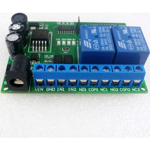 2ch IOS Android Bluetooth-compatible Relay 2.4G RF Wireless Remote control Switch IOT Module Board
