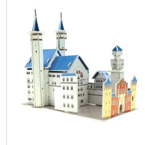 3d three-dimensional jigsaw puzzles educational toys DIY handmade models selling childrens toys