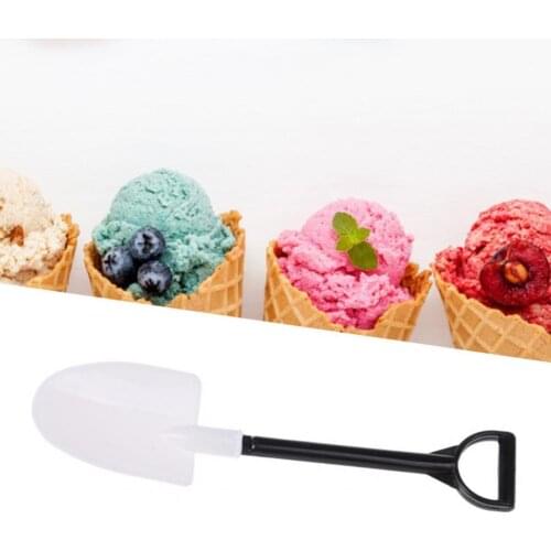 50Pcs/Set Ice Sugar Flour Scoops Shovel Ice Cream Shovel Eco-friendly Food Grade Plastic Jam Cake Spoon Spade for Kids