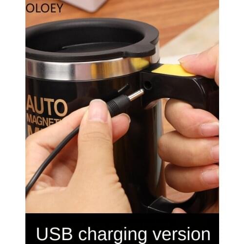 Usb Portable Coffee Mug Electric Automatic Self Stirring Cup Coffee Mug Travel Tea Stainless Steel Cup Tumblers Mugs Tazas Para