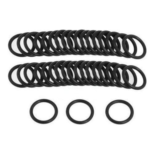 100PCS 4 5 6 7 8 9 10 11 12 13 14 15 16 17 18 20 22 24 25mm OD 1mm Thickness Black Rubber O Ring Seal