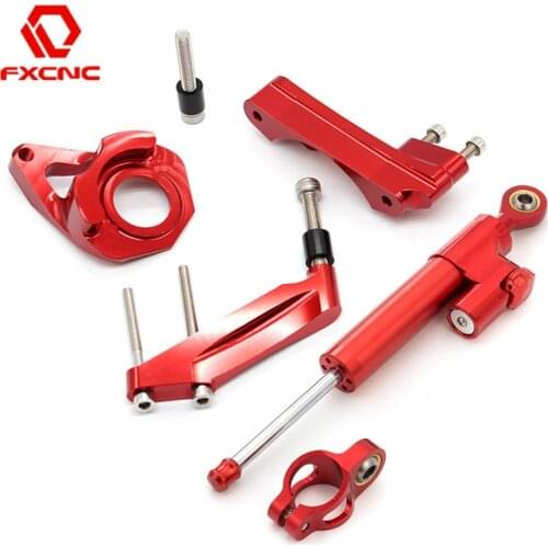 For Suzuki GSXR 1000 GSXR1000 2001 2002 2003 2004 CNC Motorcycle Stabilize Steering Damper Bracket Mounting Kit Support