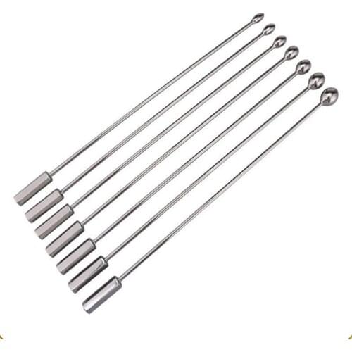 Erotic metal urethral blockage Ejaculation Delay Toy male masterbator anal juguetes se sexsuale es traedelra de vaina