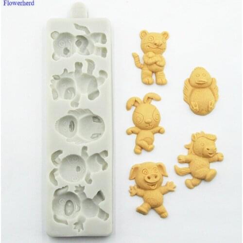 Zodiac Mold Fondant Cake Silicone Mold Birthday Wedding Decoration Cake Decorating Tools DIY Chocolate Biscuit Mold