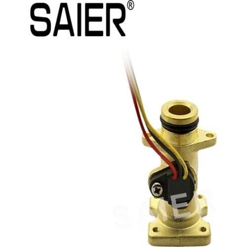 G 1/2 Brass Liquid Hall Effect DN15 Level Magnetic Flow Sensor Switch 1-30 L/Min for Water Heater SEN-HZ21CB