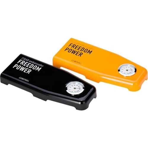 LUBINSKI Fashion Style Smoking Tool Metal&Plastic Travel Cigar Humidifier Cigar Humidor Cigar Cigarette With Magnet For COHIBA